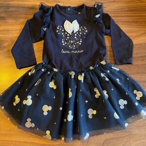 Disney Minnie Mouse Navy and White Dress